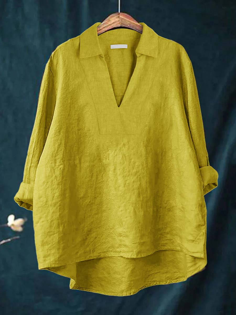 Maria Linen Blouse