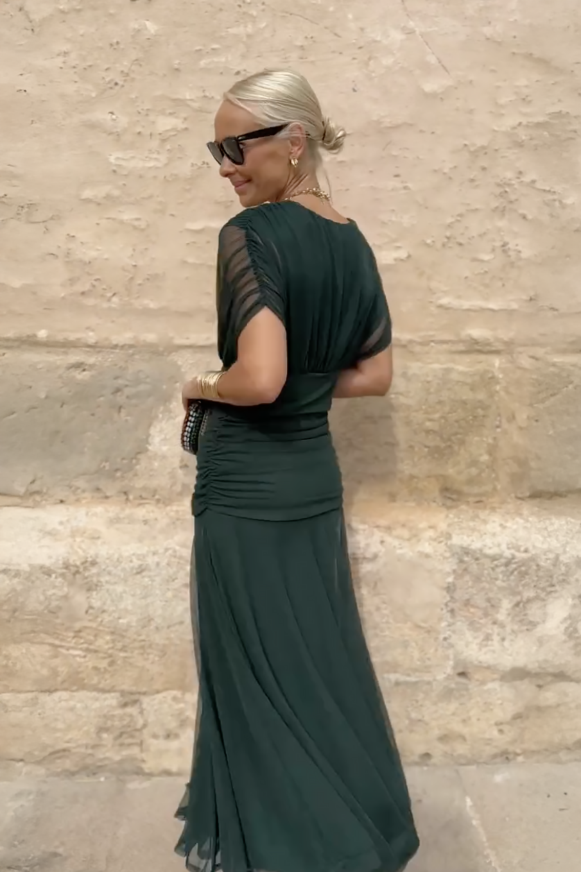 Louise | Elegant V-Neck Maxi Dress