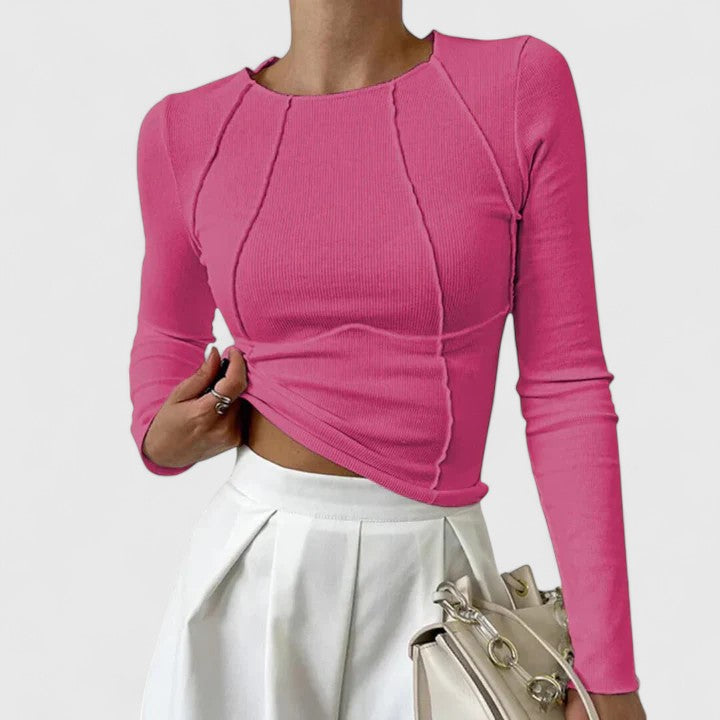 CATALINE – CHIC LONG SLEEVE TOP