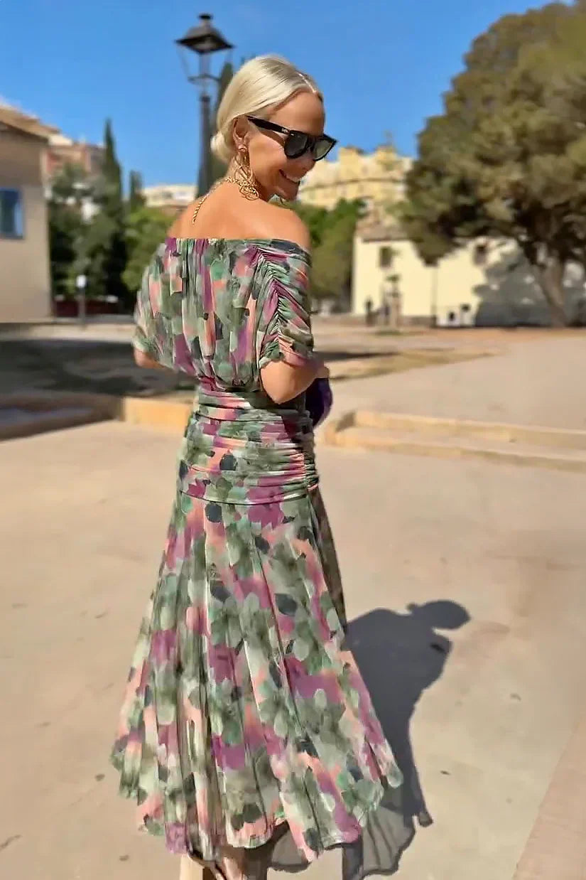Louise | Elegant V-Neck Maxi Dress