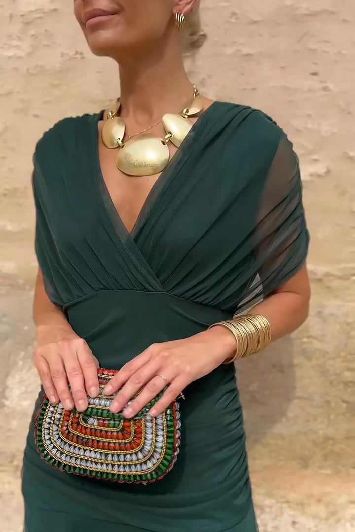 Louise | Elegant V-Neck Maxi Dress