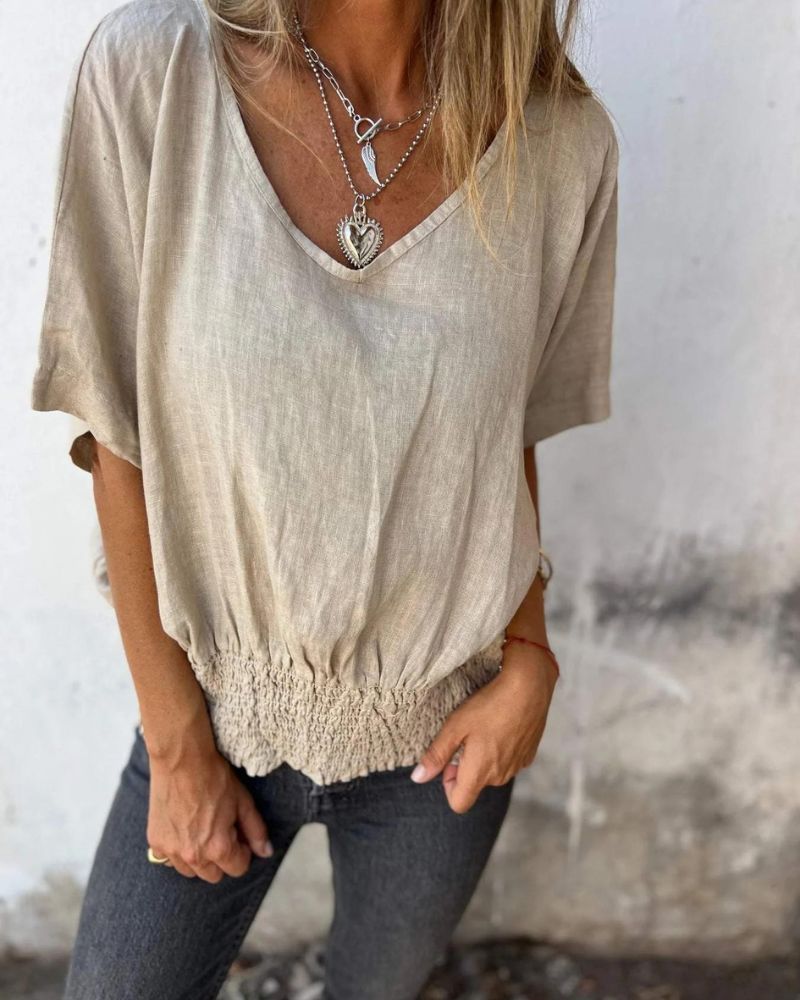 LENNOX – CLOSE CUT V NECK TEE