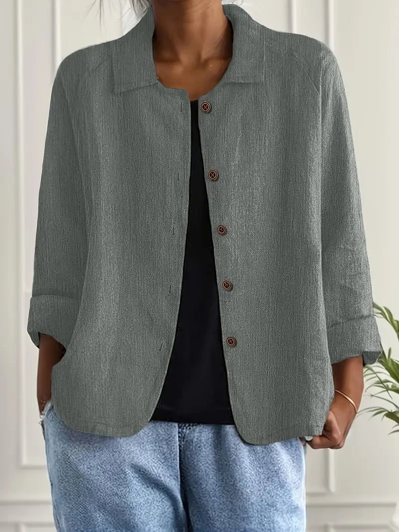 Marilla – Classic Lightweight Shirt-Cardigan