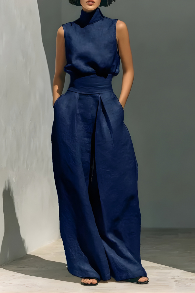 Nerina | Sleeveless Wide-Leg Jumpsuit