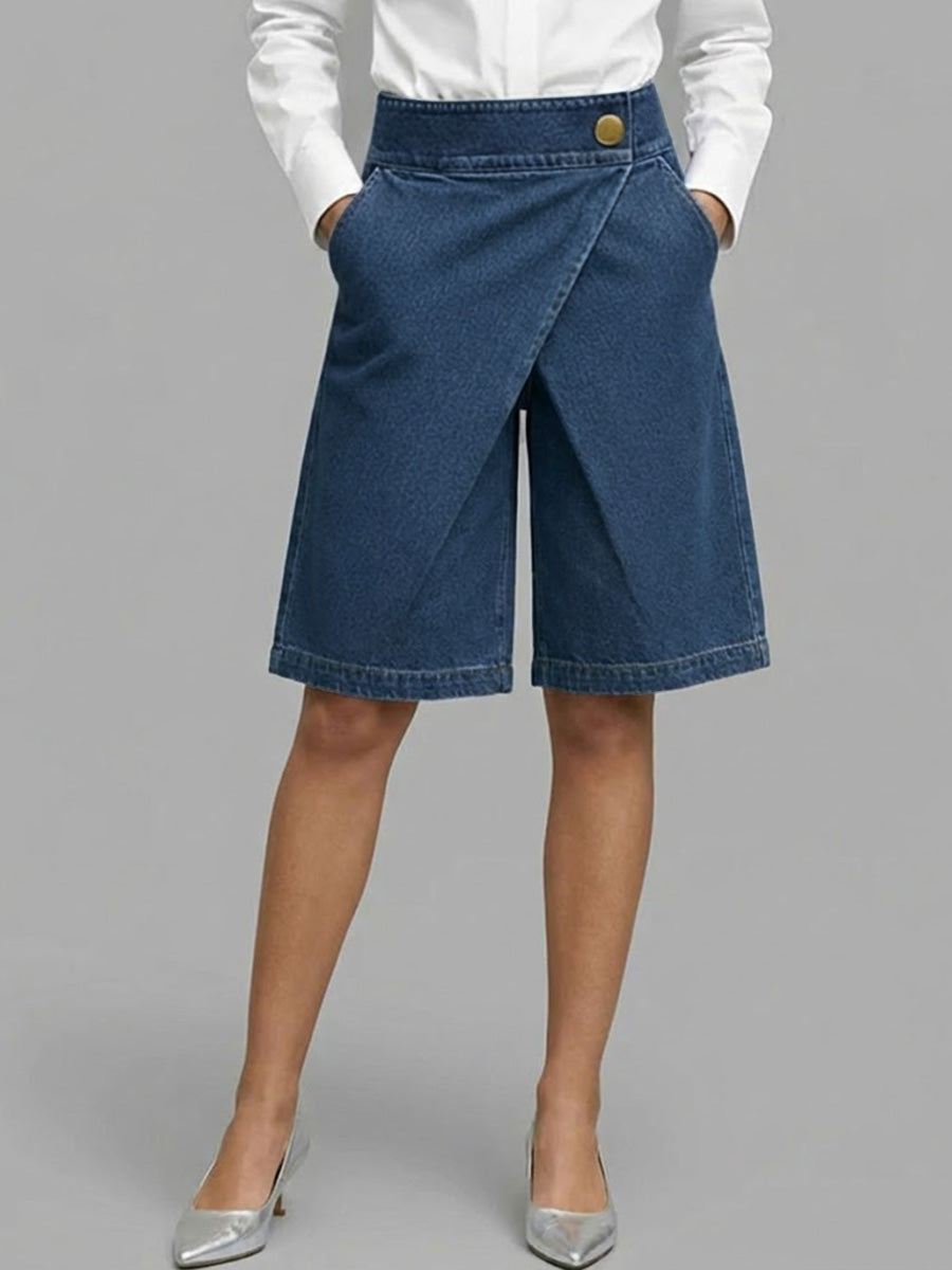 Berenice - Denim Wrap Skort