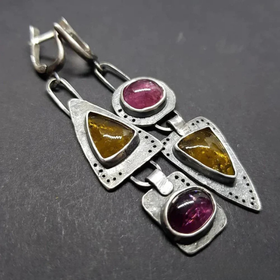 Timeless Triangle Geometric Earrings