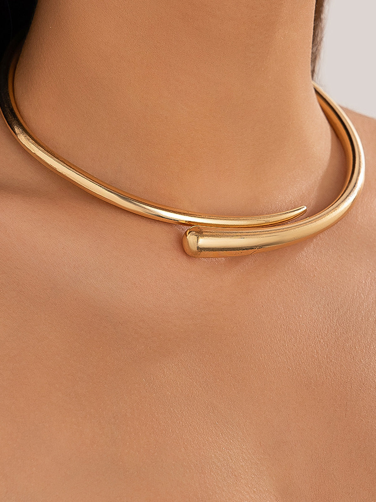 Heaven | Open Drop Shaped Choker Necklace