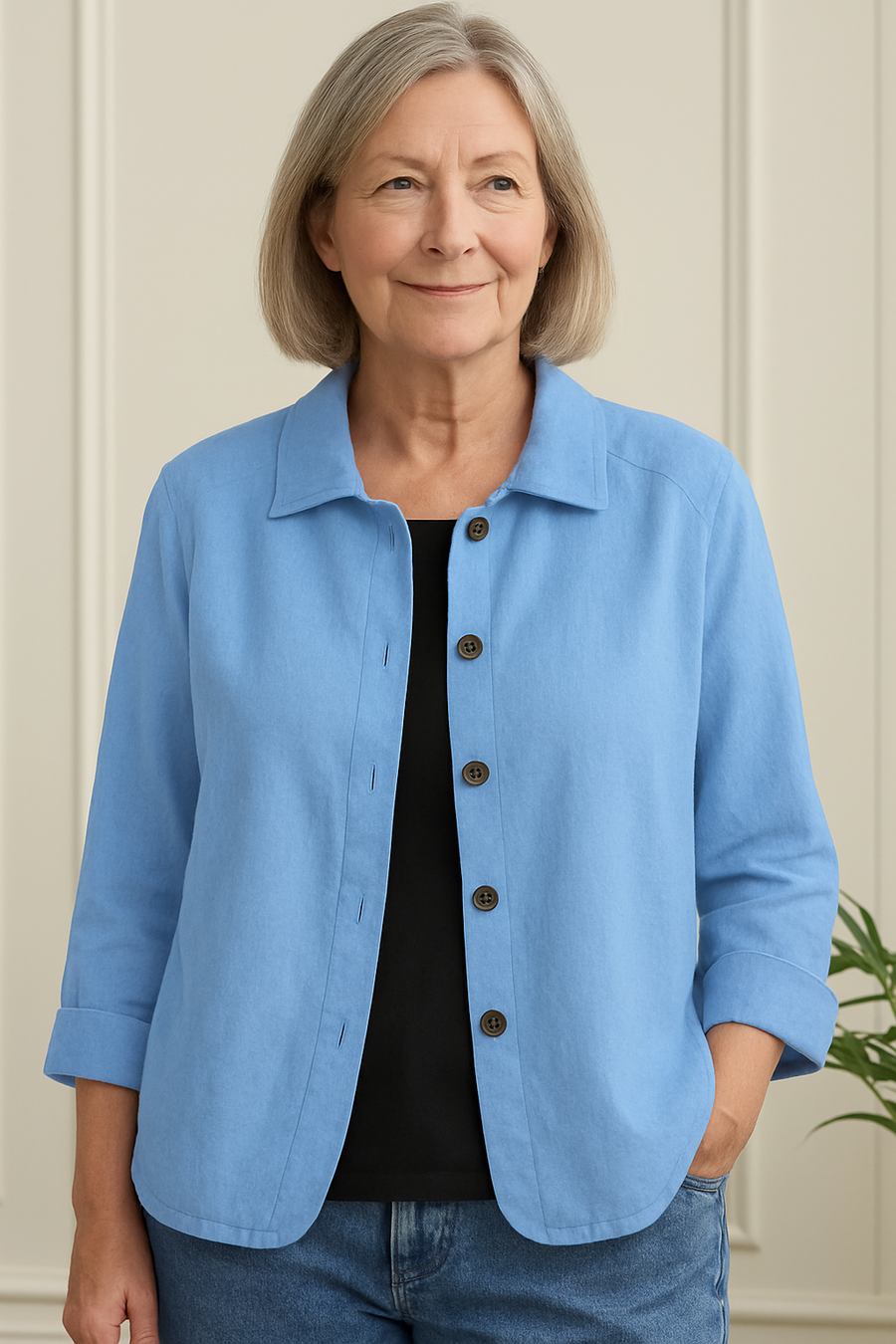 Marilla – Classic Lightweight Shirt-Cardigan