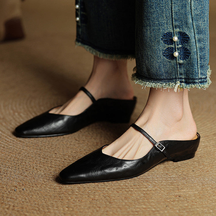 Mule in Genuine Leather Orella