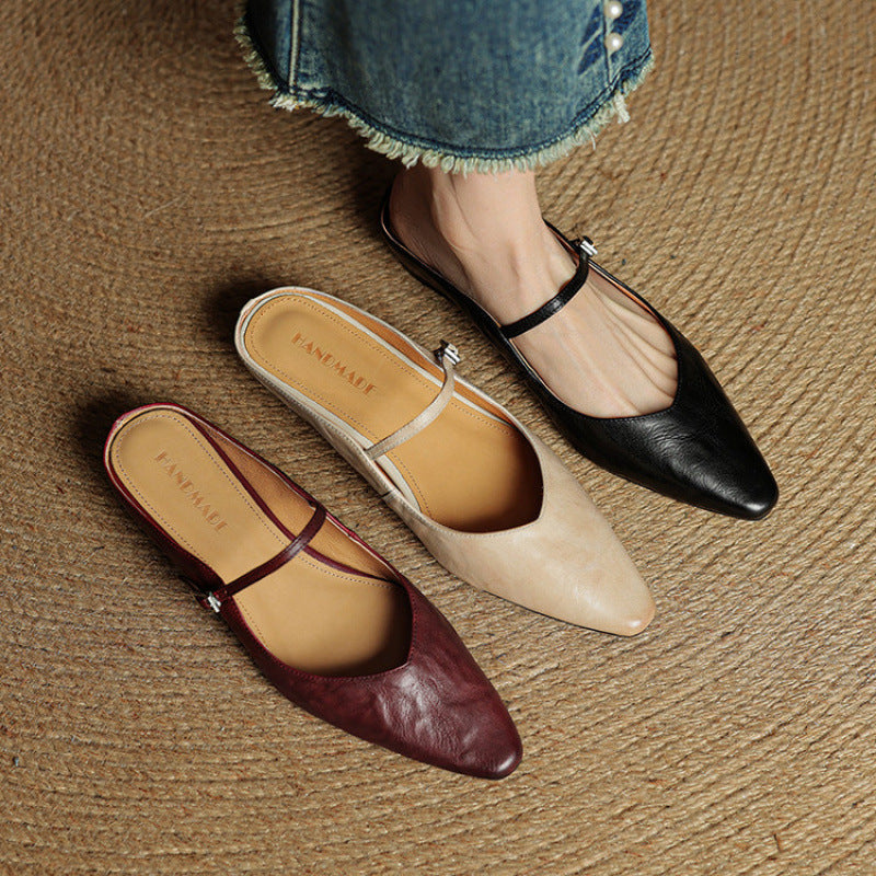 Mule in Genuine Leather Orella