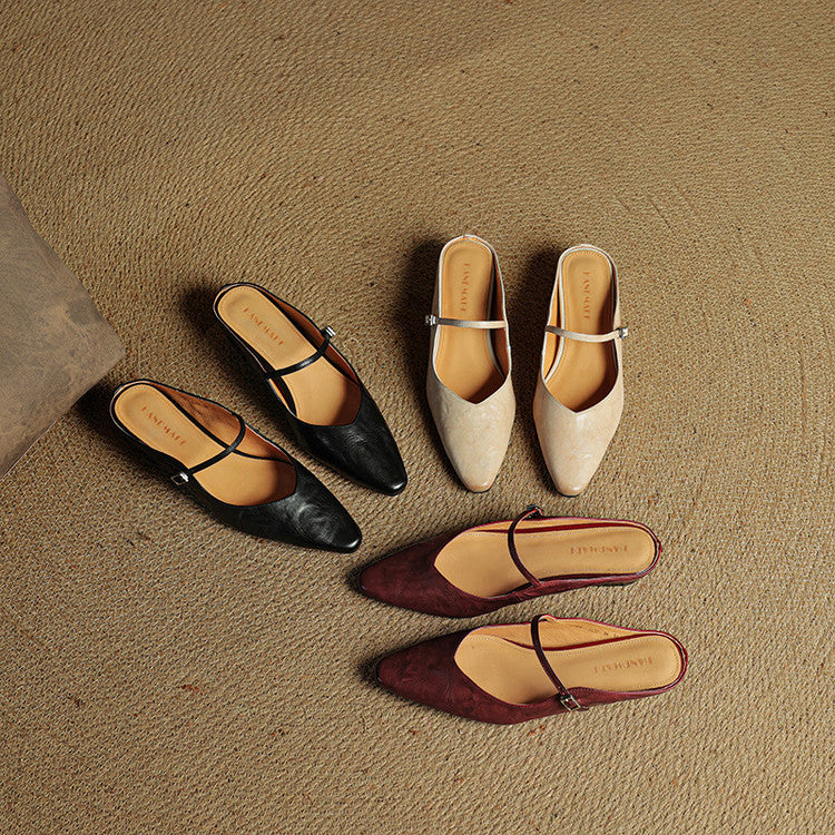 Mule in Genuine Leather Orella
