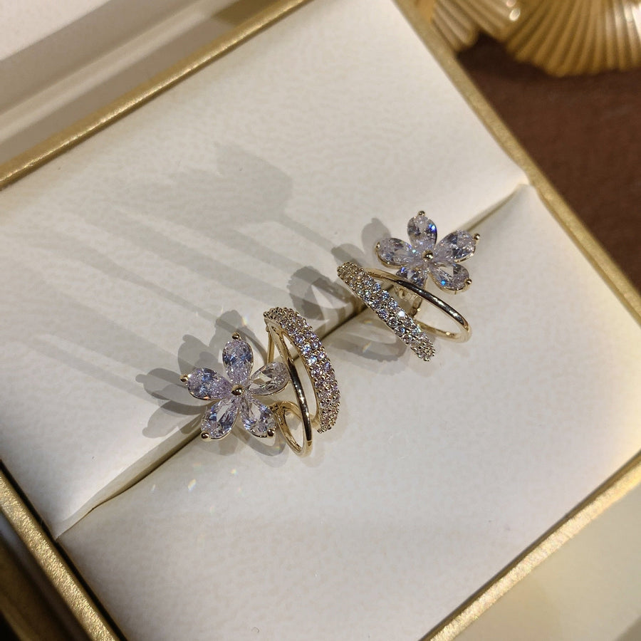 Florelle – Floral earrings with a bright detail