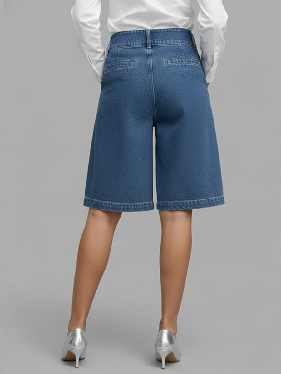 Berenice - Denim Wrap Skort