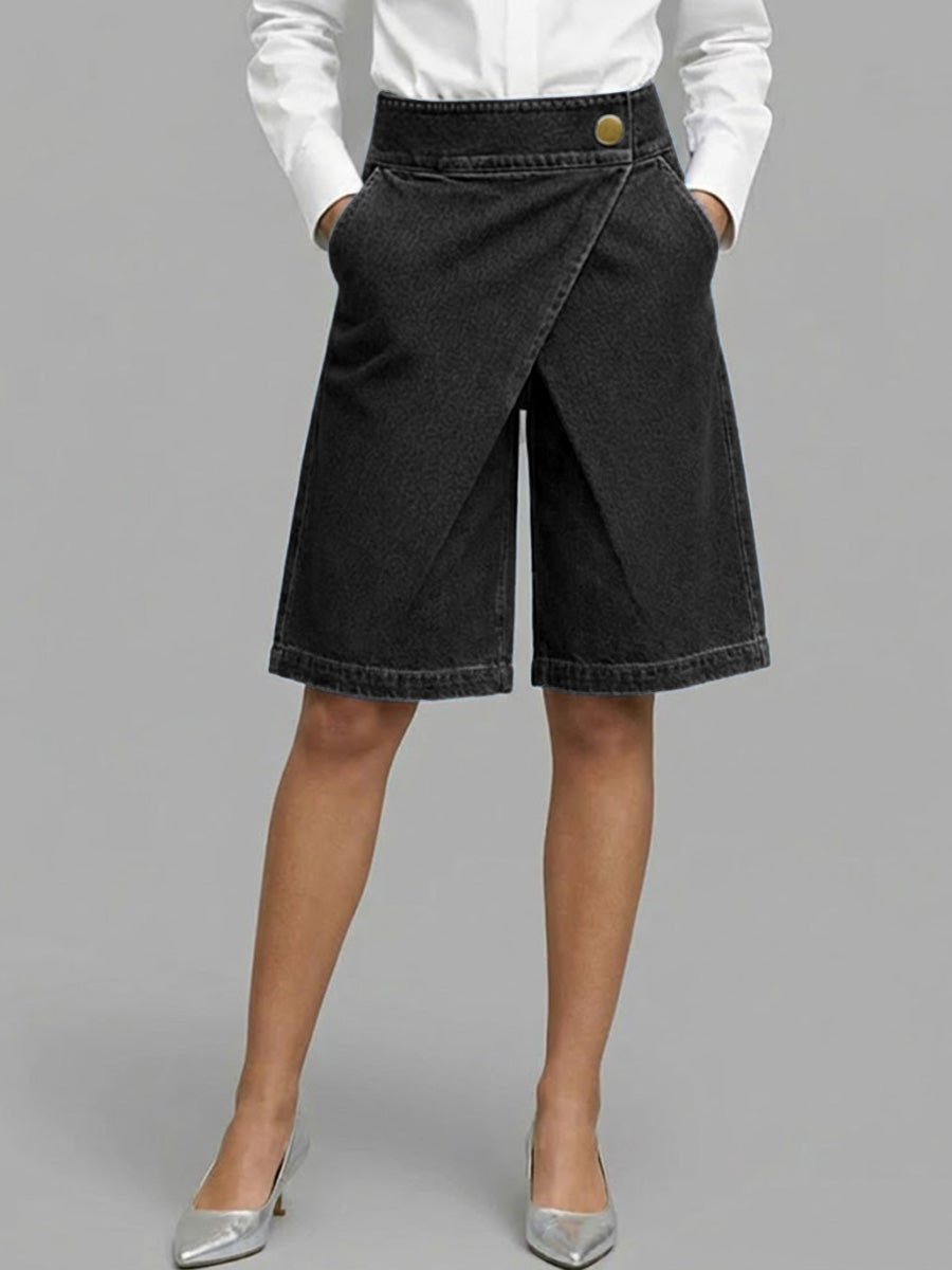 Berenice - Denim Wrap Skort