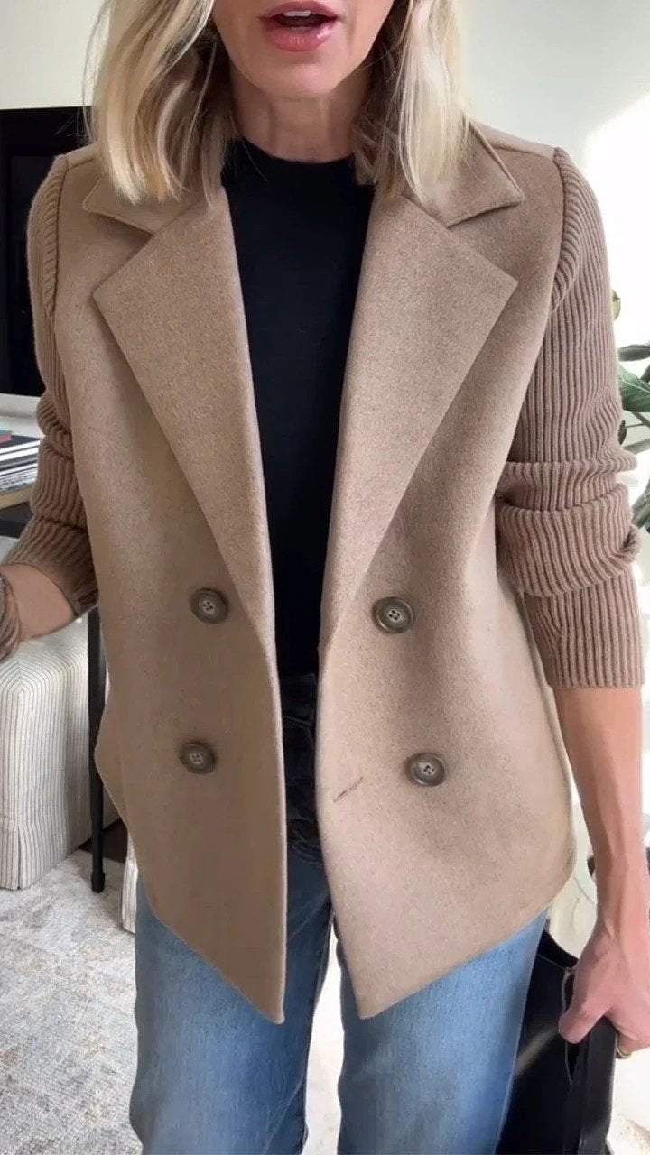 Alesia - Stylish Casual Button Blazer