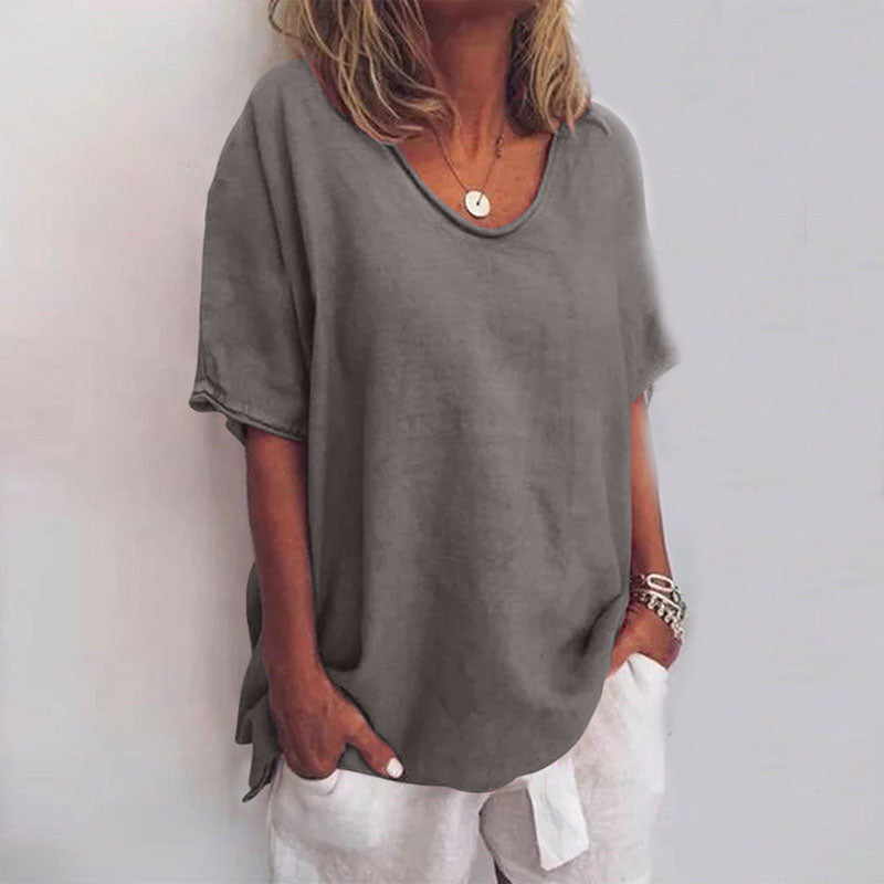 Romina – Comfortable Relaxed Loose Fit Shirt