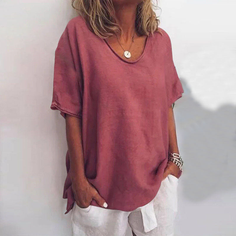 Romina – Comfortable Relaxed Loose Fit Shirt