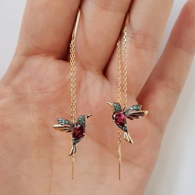 Aveline – Kolibri Earrings in Enamel
