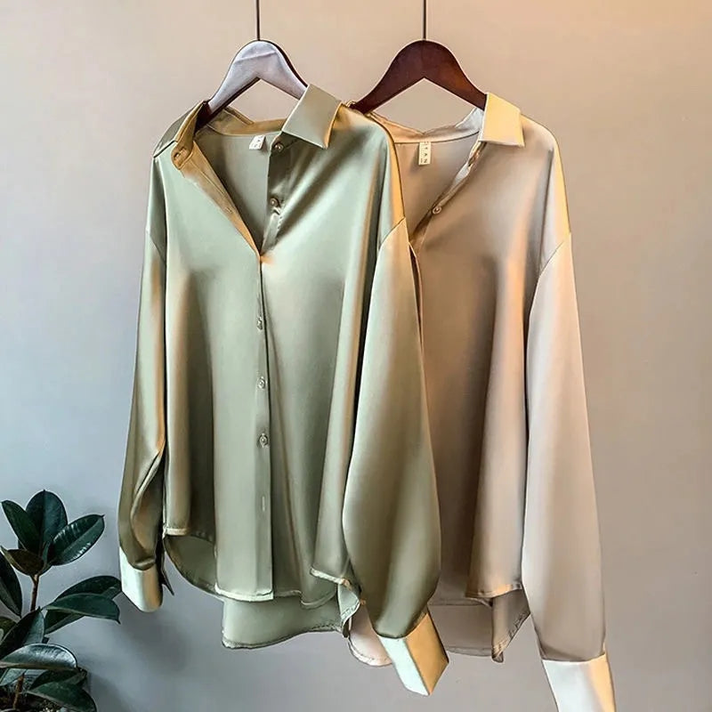 Camila - Satin Shirt