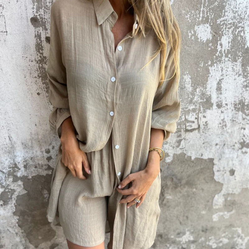 Lyrie - Relaxed Polo Set